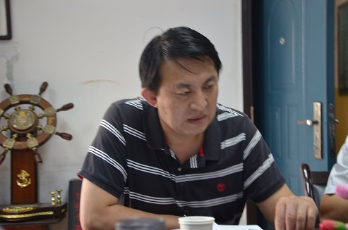 梁向阳院长在调研会上发言