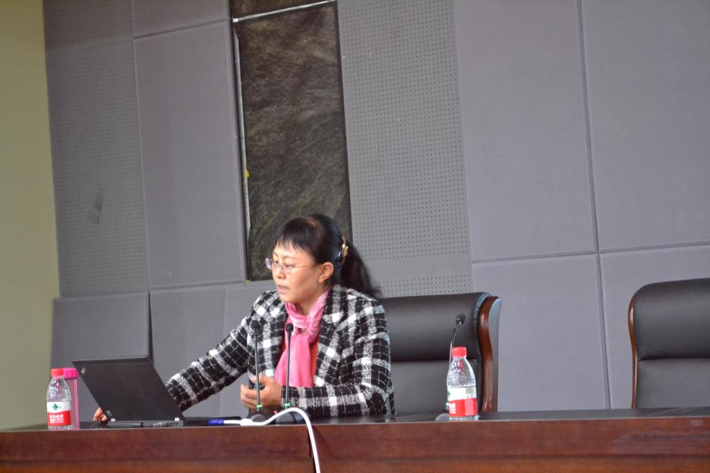 李红梅教授作报告