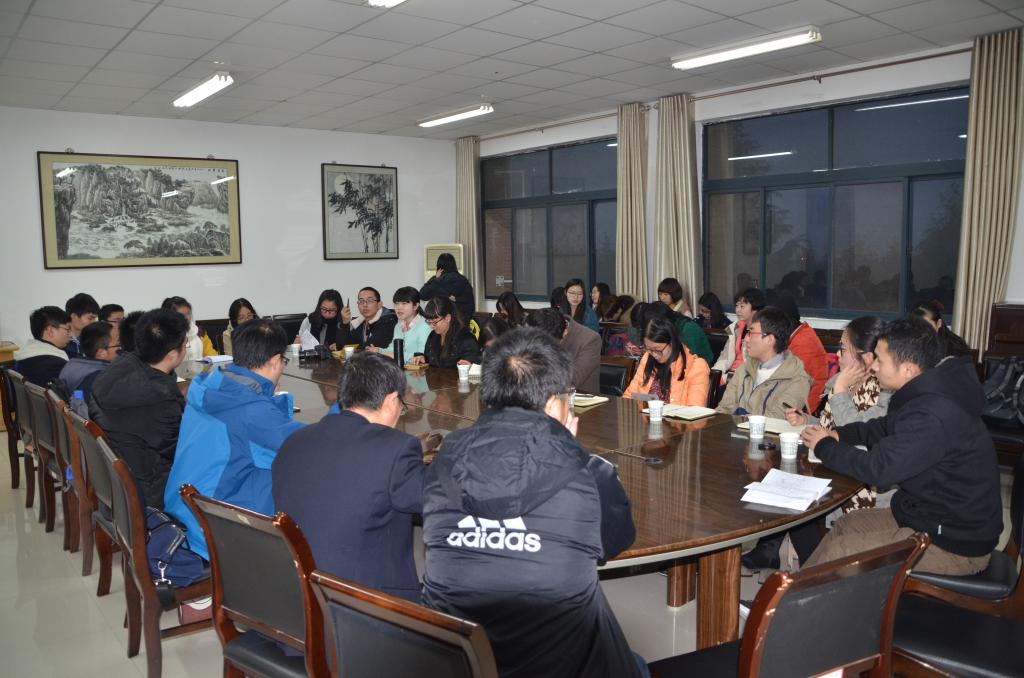 与西北大学创意写作班师生交流