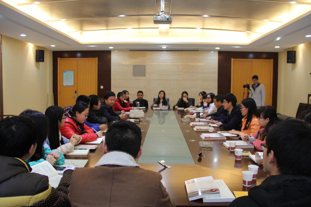 与陕师大我院师生交流